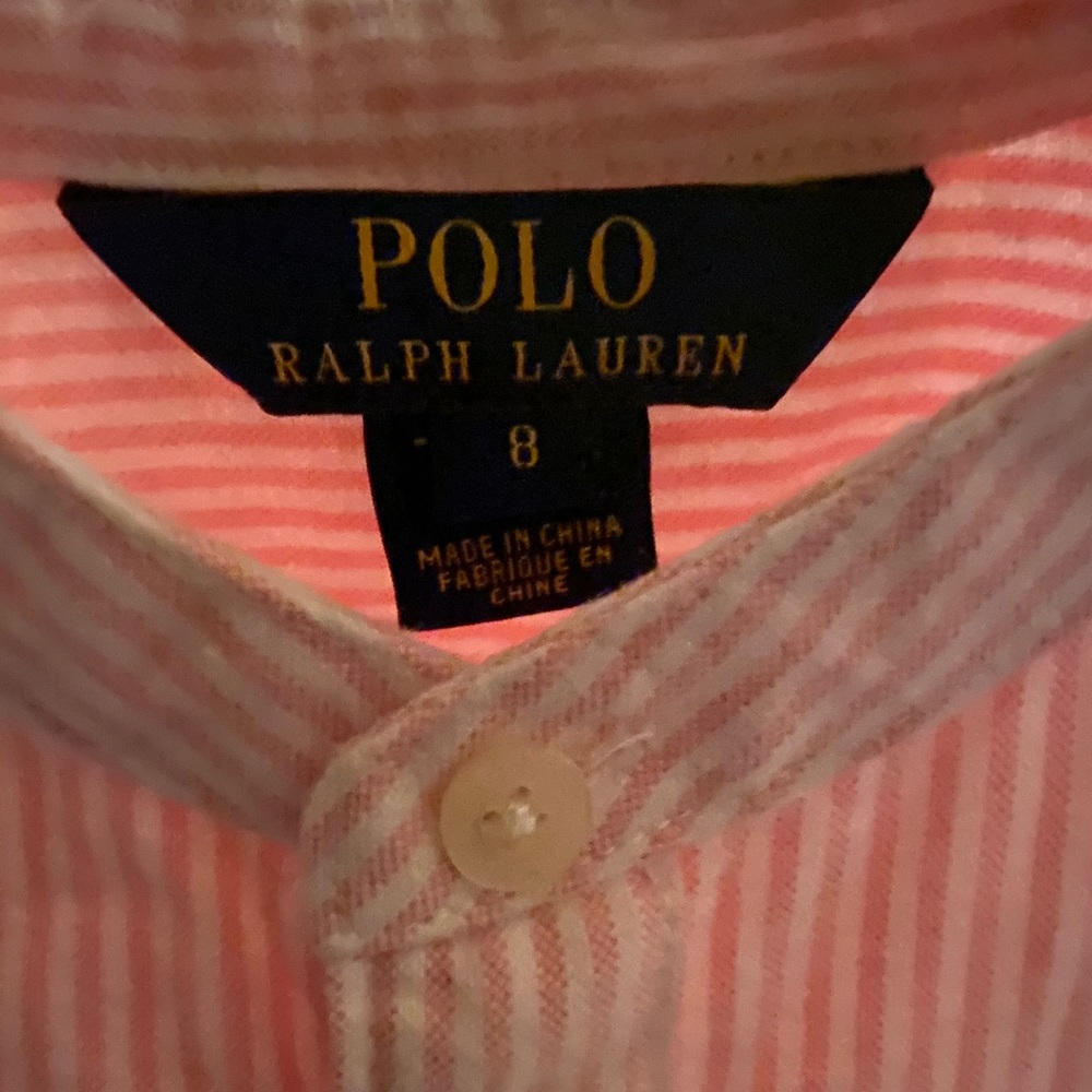 STRIPED COTTON OXFORD TUNIC